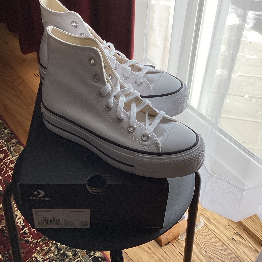 Converse Lift Hi Hightop Platform Sneakers - Size 6